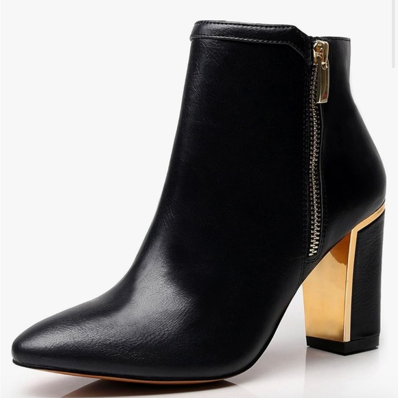 dunion Shoes - DUNION Women's Chunky Heel Booties